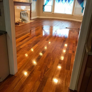 Refinishing Brazzilian Cherry wood floor