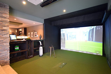 Example of a home theater design in Detroit