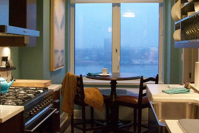 Kitchen - eclectic kitchen idea in New York