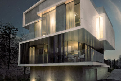 Example of a trendy exterior home design in Other