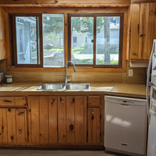Cabin kitchen touch-up