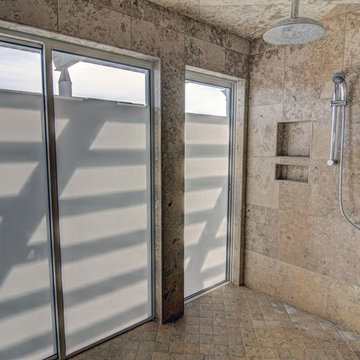 Master shower