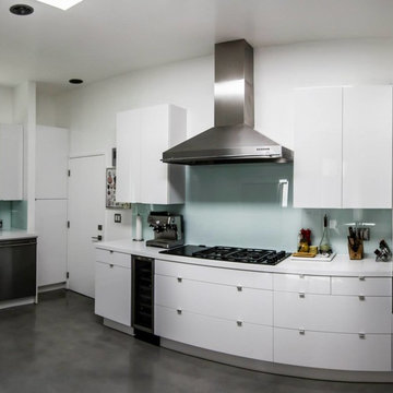 High Gloss White Kitchen