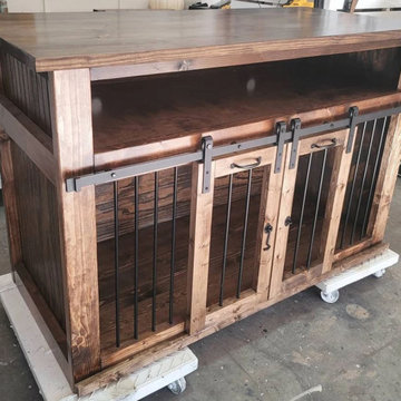 Custom Dog Crate Furniture