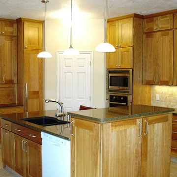 Simply Charming Contemporary Cherry Kitchen- Remodel