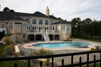 Inspiration for a timeless exterior home remodel in Philadelphia