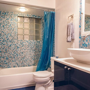 Blenman Elm Mid-Centruy Modern Master Bathroom