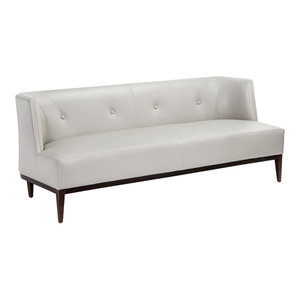 Kayson Modern Classic Black Frame Tufted Beige Sofa