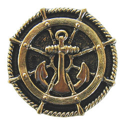 Ship's Wheel Knob - Cabinet And Drawer Knobs