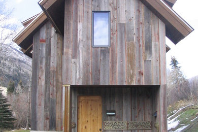 Inspiration for a contemporary exterior home remodel in Denver
