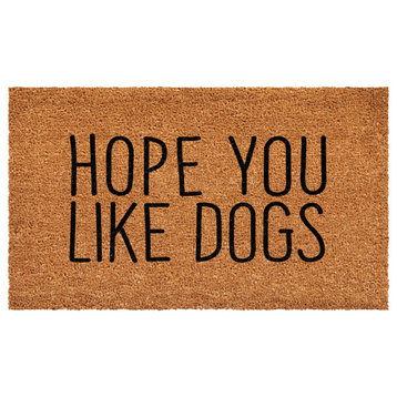 Calloway Mills Hope You Like Dogs Doormat, 24"x48"