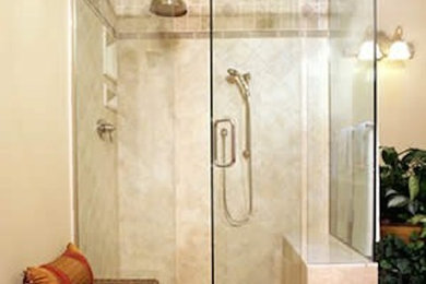 Shower Display in Showroom