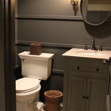 Finished Basement with Guest Room and Kitchen