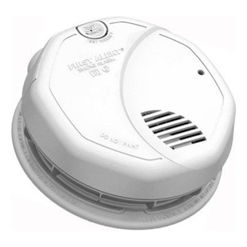 First Alert 3120B Smoke Alarm, Photoelectric Sensor, 85 dB, White