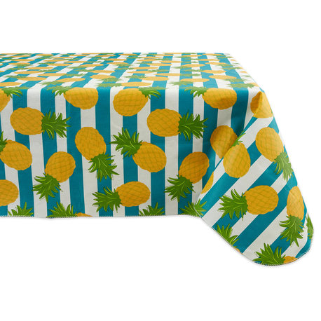 Pineapple Vinyl Tablecloth 60X102"