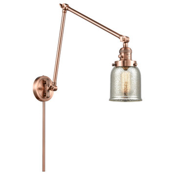 INNOVATIONS 238-AC-G58-LED 1-Light Swing Arm Antique Copper