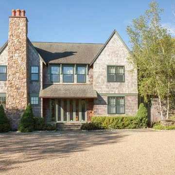 Whole Home Exterior Renovation with Folding Glass Entry – Manchester-by-the-Sea 