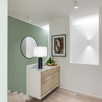 Casa nuova nel verde e nella luce: progetto di adattamento e recupero di arredi