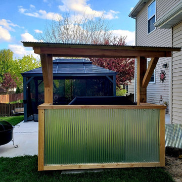 Charming Cedar Grill Shack