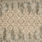 KAS - KAS Chester 5635 Pines Lodge Rug, Ivory, 7'10"x9'10" - Let's bring nature indoors! Chester is a machine woven collection designed of updated and trendy lodge looks in today's colors. Youre sure to enjoy the feel of the woodsy outdoors in the comfort of your home! These rugs are made in Turkey of 100% polypropylene and have a pile height.