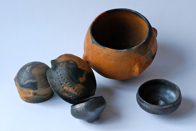 Reproductions de poteries préhistoriques