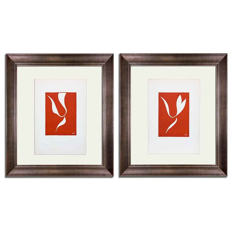 Henri Matisse Limited Edition Lithograph 2 Piece Set 1938, Sign, Framed