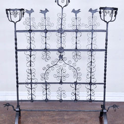 Firebacks, Andirons and Fire Screens - Fireplace Grates And Andirons