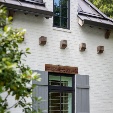 Reclaimed and Painted Brick Creole Style