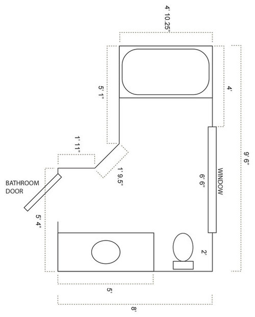 Ideas / updated Floorplan for Bathroom Remodel