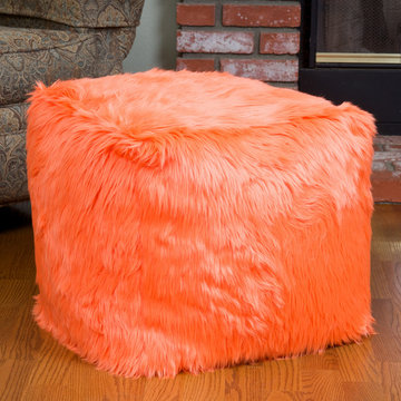 Modern Living Space Ft. Microfiber Kids Bean Bag, Hot Orange