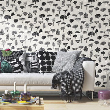 Marimekko 4 Linnanpuisto Black White