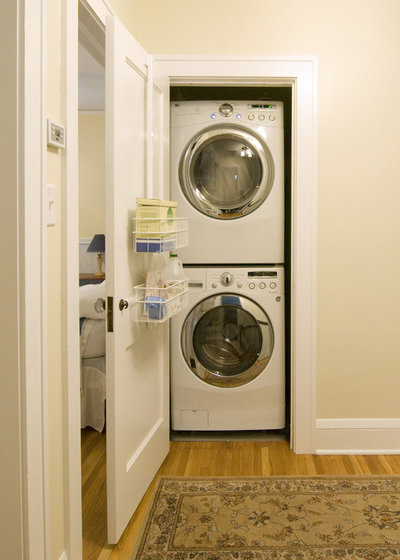 Contemporary Laundry Room by Castle Building & Remodeling