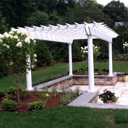 Pergola by Pool - Home Fencing And Gates