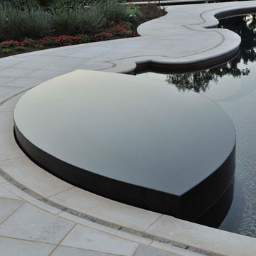 Luxury Inground Swimming Pool & Perimeter Overflow Spa Design & Installation- Be