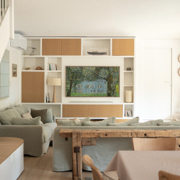Pièce à vivre - Maison en bois Cap Ferret