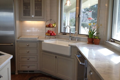 Elegant kitchen photo in Other