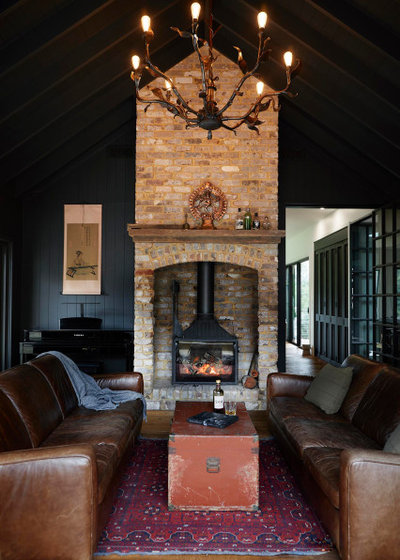 Country Family Room by Jess Hunter Interior Design
