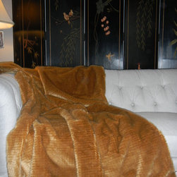 French Tissavel Puma Throw - Home Decor