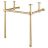 Embassy 30" Wash Stand and P-Trap, Gold
