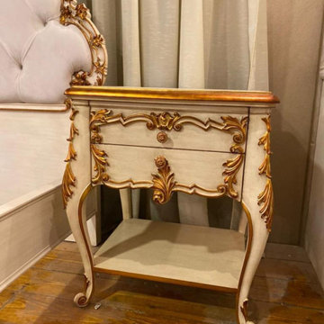 Shabby-chic Italian bedroom furniture style