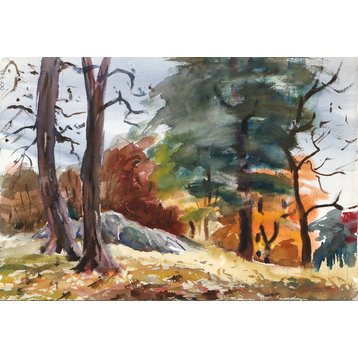 Eve Nethercott, Maine, P6.59, Watercolor Painting