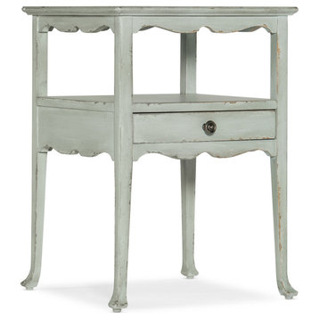 Hooker Furniture 6750-50005 Charleston 18"W Wood Top Maple Table - Haint Blue