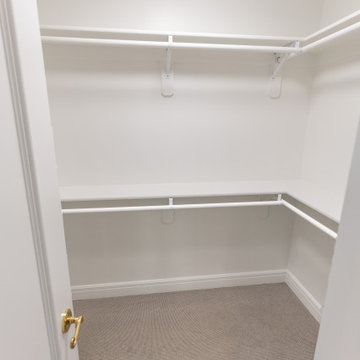 Transitional Primary Bath + Closet Olathe, KS
