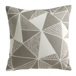 Cushion: Tress in Grey - Decorative Pillows