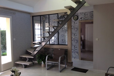 Cette image montre un escalier urbain.