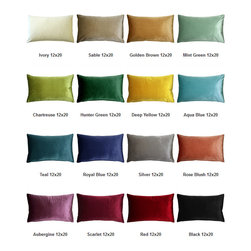 Corona Velvet Pillow 12x20 - Products