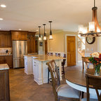 Stacked cabinetry kitchen - Traditional - Kitchen ...