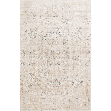 Unique Loom Beige Chateau Quincy 6' 0 x 9' 0 Area Rug