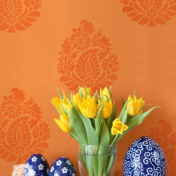Indian & Paisley Wall Stencil Projects