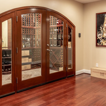 Amazing Basement Remodel, with Irresistible Wine Cellar in Ashburn VA